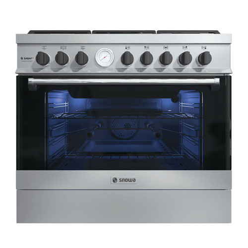 اجاق گاز 5 شعله فر دار استیل والنتینو ساباف SGC5-6121N