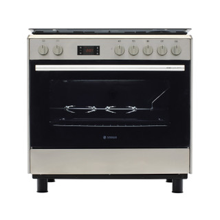 اجاق گاز 5 شعله فر دار نما استیل آدرینا کلاسیک SGC5-3101N
