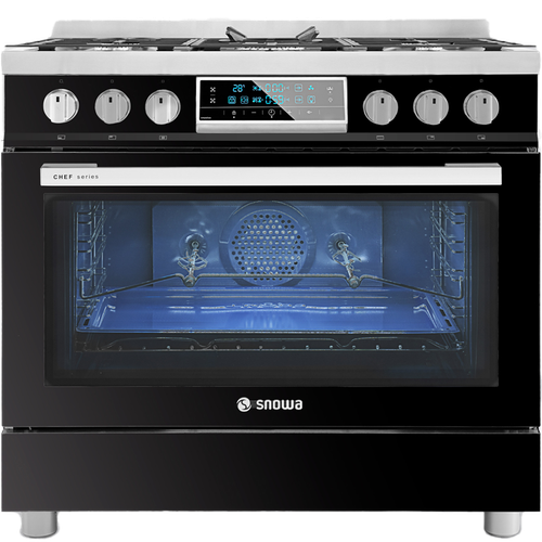 اجاق گاز 5 شعله فردار مشکی شف SGC5-7113